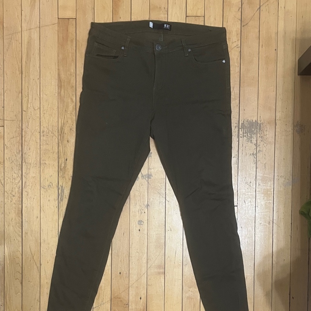 Kut From The Kloth Olive Skinny Jeans